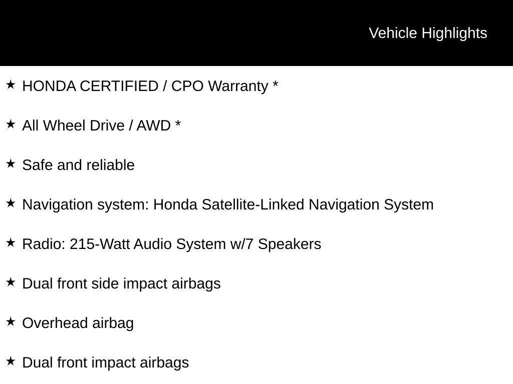 used 2023 Honda Passport car, priced at $35,510