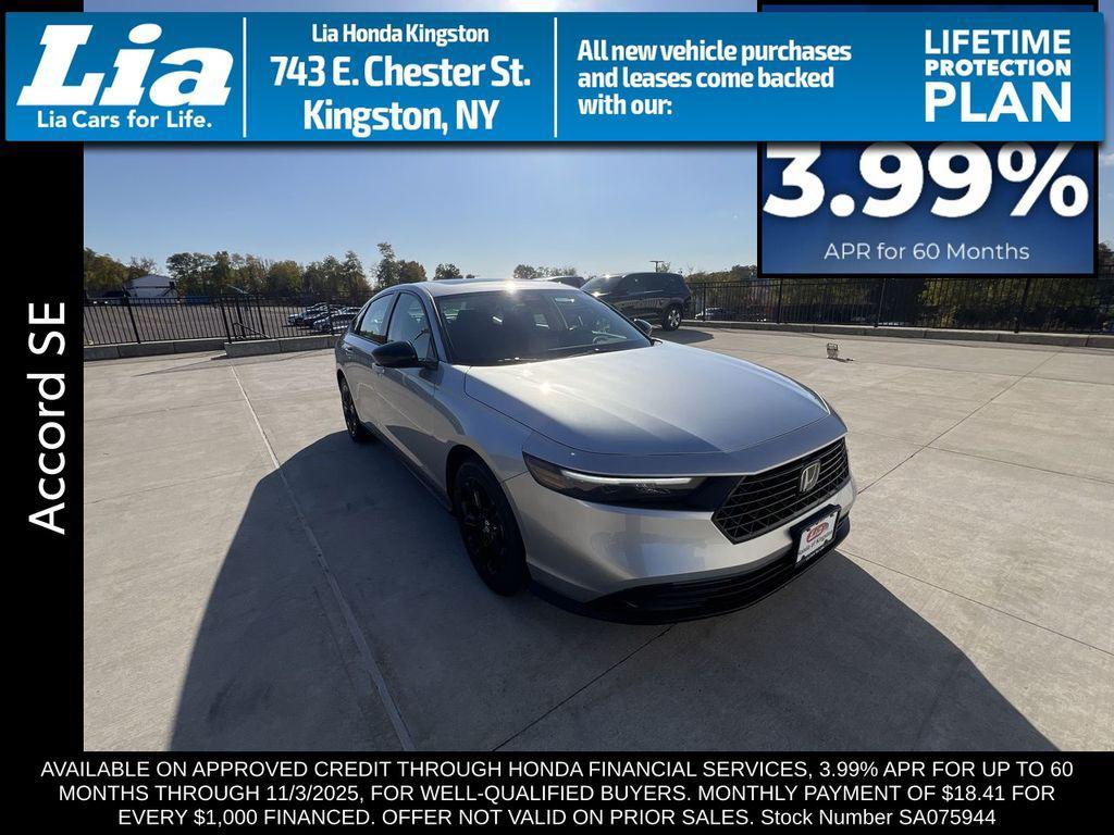 new 2025 Honda Accord car, priced at $31,755