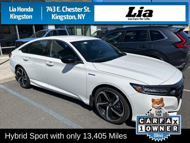 used 2022 Honda Accord Hybrid car, priced at $27,389