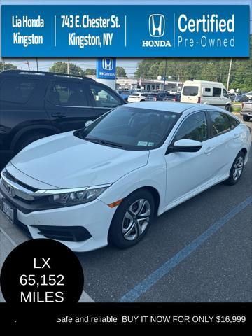 used 2018 Honda Civic car, priced at $16,999