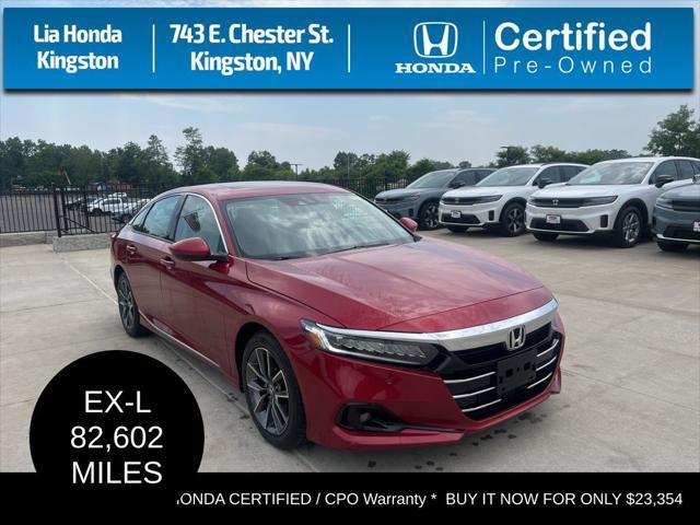 used 2021 Honda Accord car, priced at $23,354