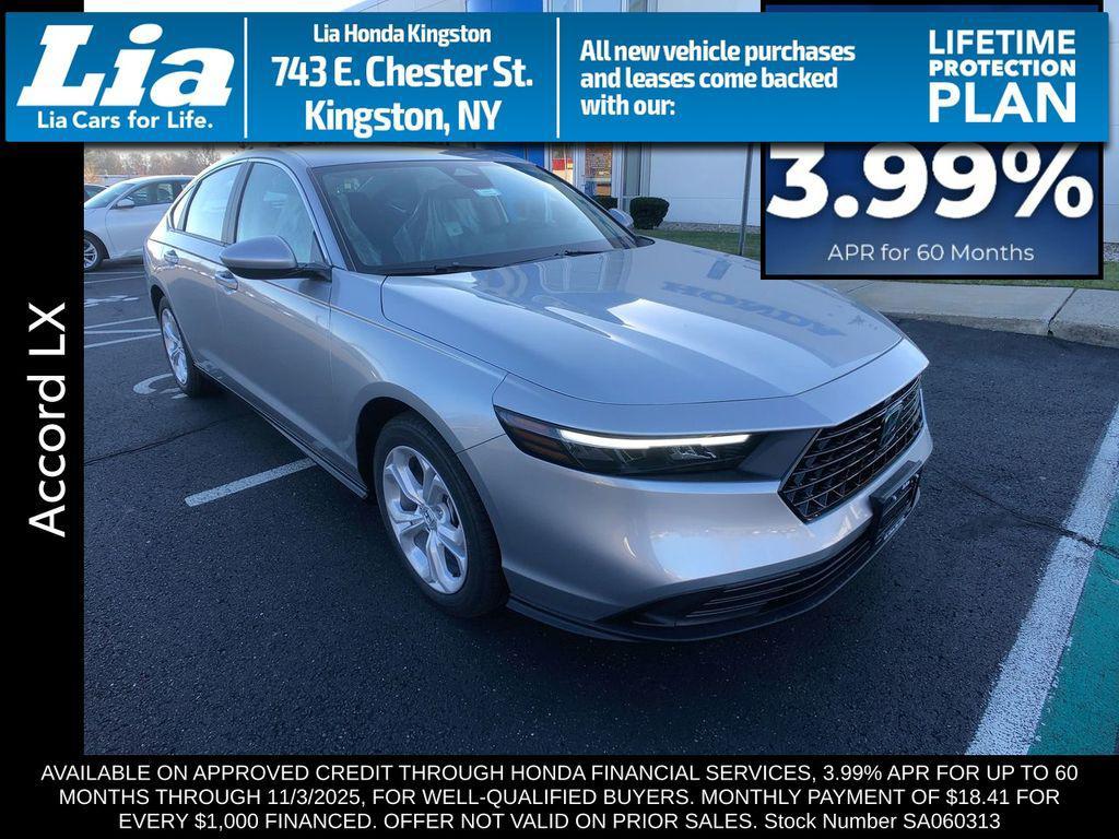 new 2025 Honda Accord car, priced at $29,445
