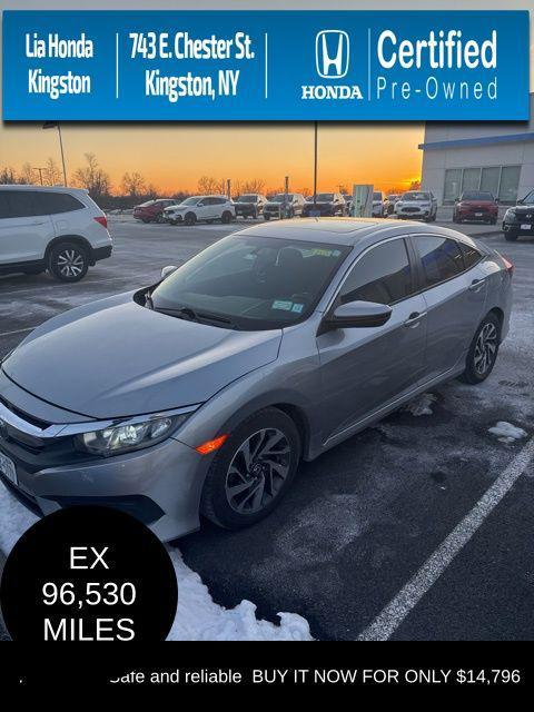 used 2017 Honda Civic car, priced at $14,796