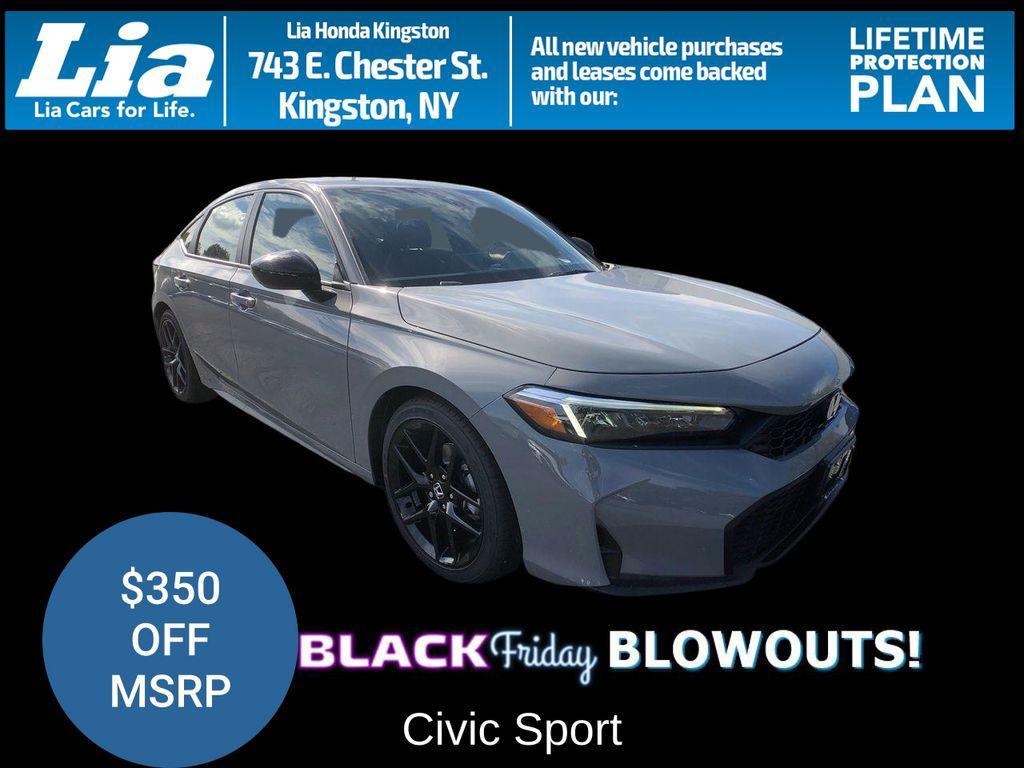 new 2025 Honda Civic car, priced at $29,055