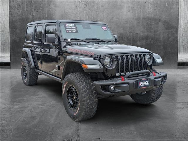 used 2021 Jeep Wrangler Unlimited car, priced at $37,772