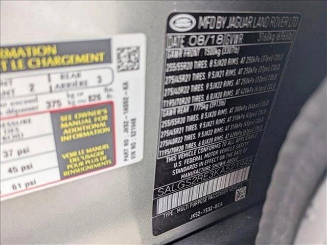 used 2019 Land Rover Range Rover car, priced at $32,771