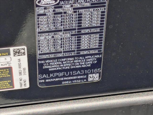 new 2025 Land Rover Range Rover car, priced at $126,060