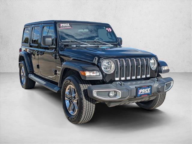 used 2019 Jeep Wrangler Unlimited car, priced at $19,311