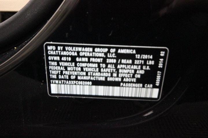 used 2015 Volkswagen Passat car, priced at $8,995