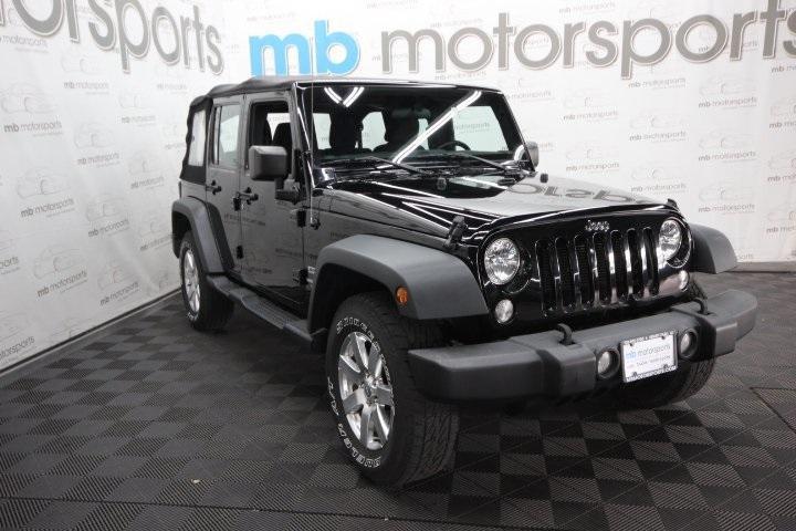 used 2016 Jeep Wrangler Unlimited car, priced at $21,995