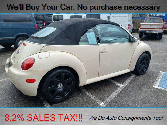 used 2003 Volkswagen New Beetle car, priced at $5,998