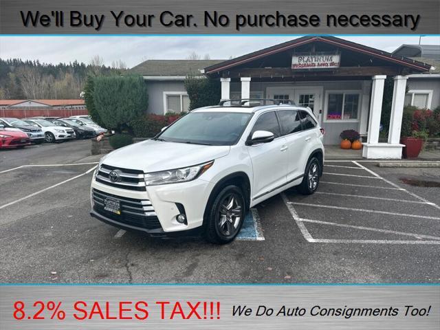 used 2017 Toyota Highlander car, priced at $24,998