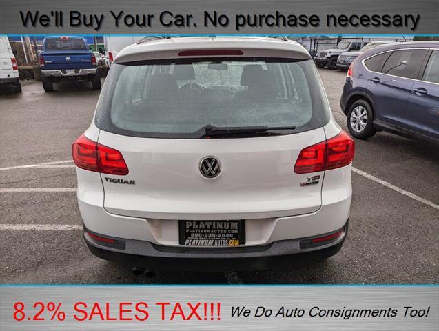 used 2016 Volkswagen Tiguan car, priced at $11,998