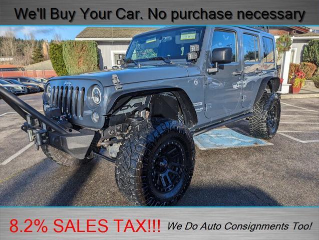 used 2017 Jeep Wrangler Unlimited car, priced at $26,998