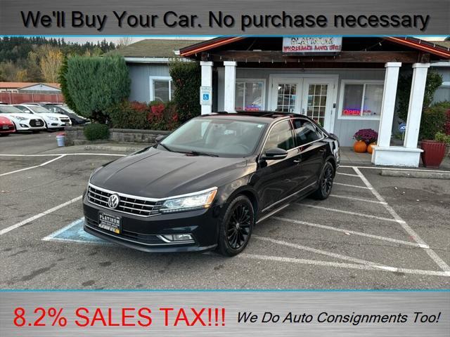 used 2017 Volkswagen Passat car, priced at $10,998