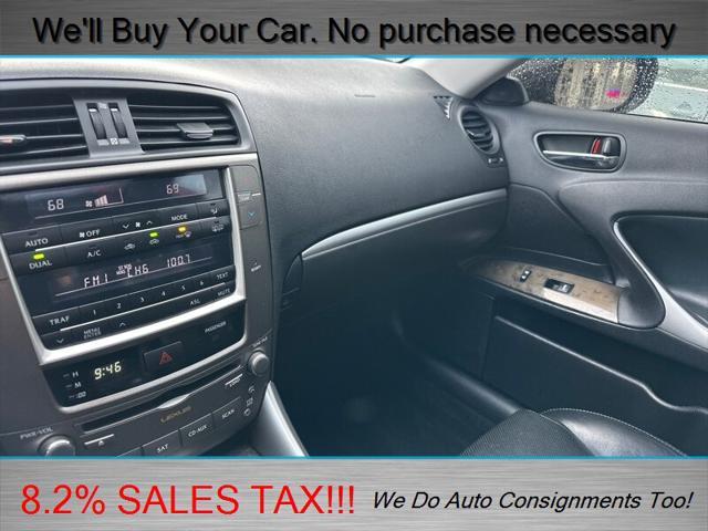 used 2012 Lexus IS 250 car, priced at $14,998