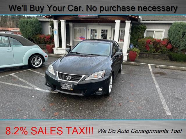 used 2012 Lexus IS 250 car, priced at $14,998