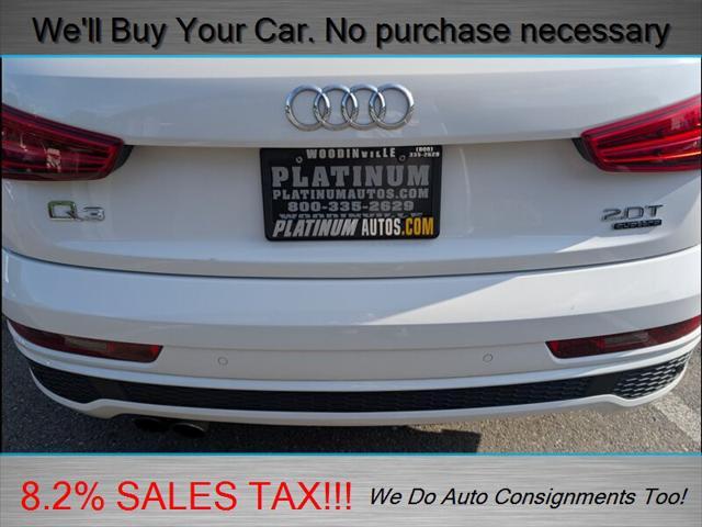 used 2018 Audi Q3 car, priced at $19,998
