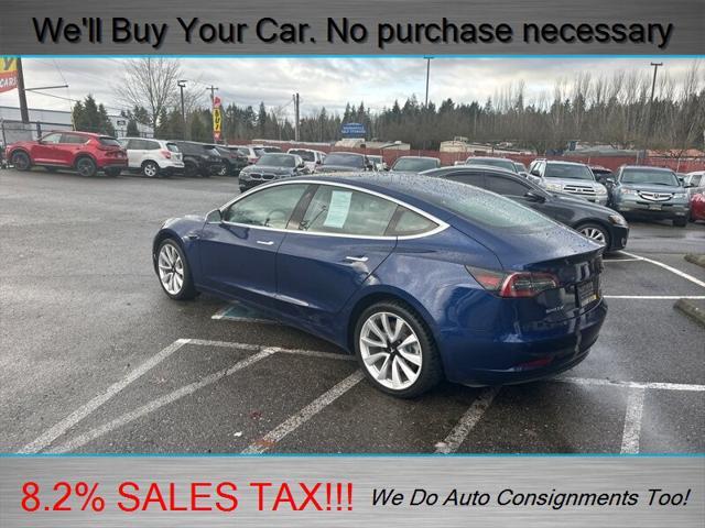 used 2018 Tesla Model 3 car, priced at $20,998