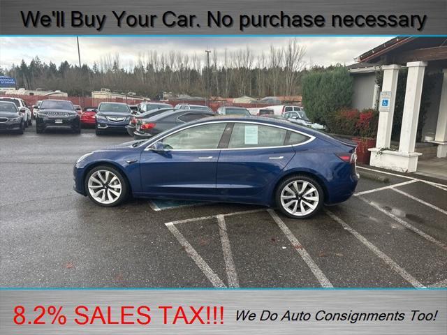 used 2018 Tesla Model 3 car, priced at $20,998