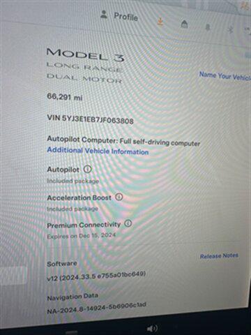 used 2018 Tesla Model 3 car, priced at $20,998