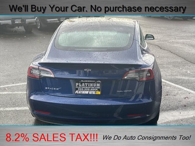 used 2018 Tesla Model 3 car, priced at $20,998