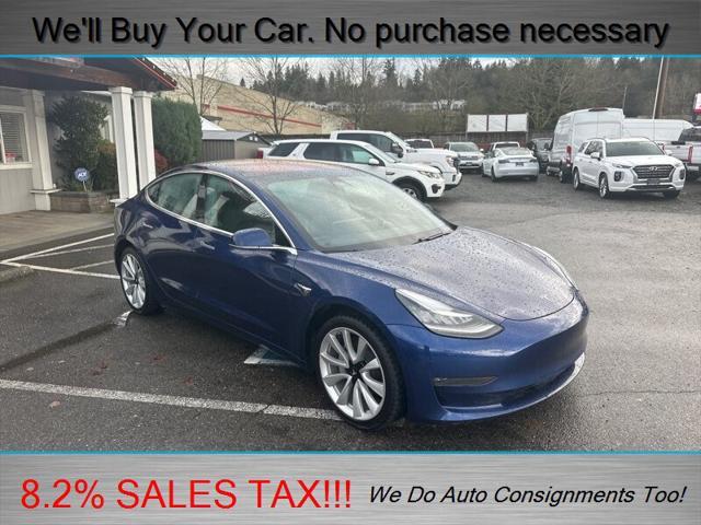 used 2018 Tesla Model 3 car, priced at $20,998