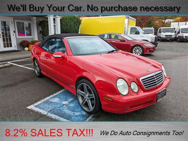 used 2002 Mercedes-Benz CLK-Class car, priced at $7,498