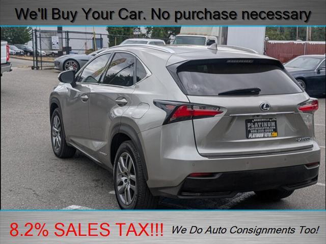 used 2015 Lexus NX 300h car, priced at $18,998