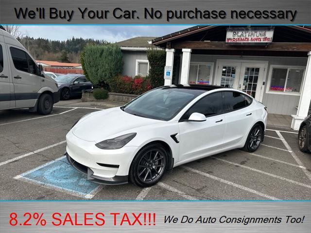 used 2021 Tesla Model 3 car, priced at $20,998