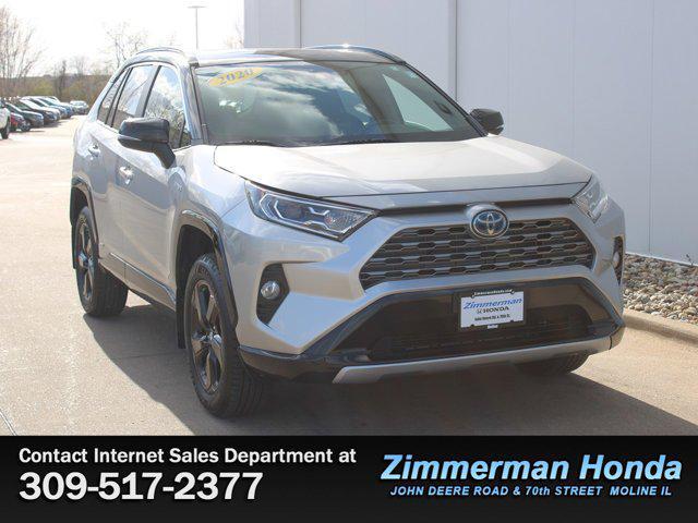 used 2020 Toyota RAV4 Hybrid car, priced at $29,992
