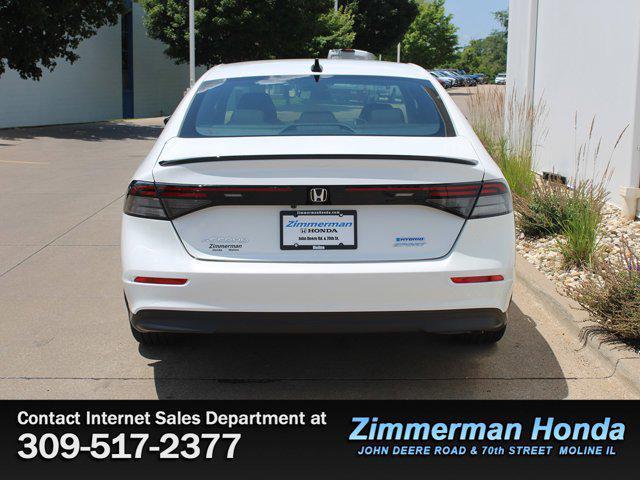 new 2025 Honda Accord Hybrid car, priced at $35,205