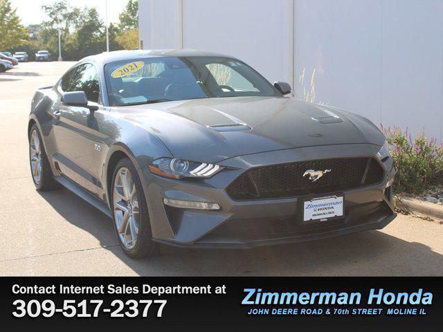 used 2021 Ford Mustang car, priced at $36,991