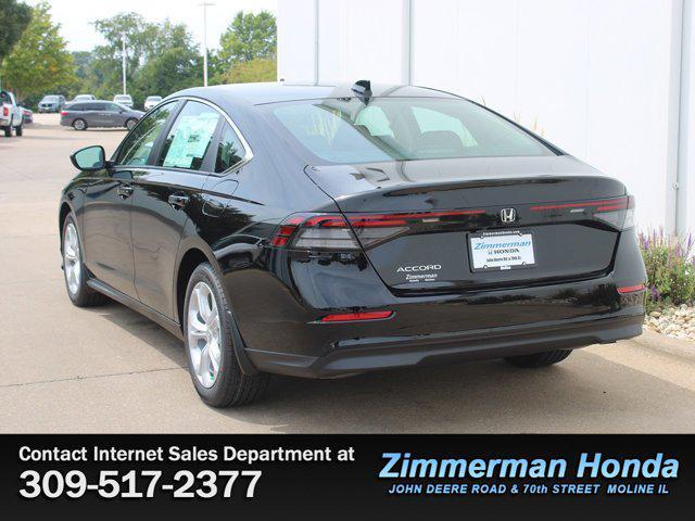new 2025 Honda Accord car, priced at $29,445