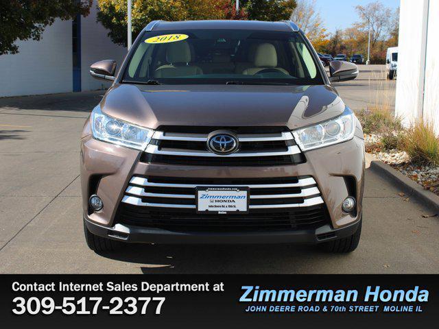 used 2018 Toyota Highlander car, priced at $27,291