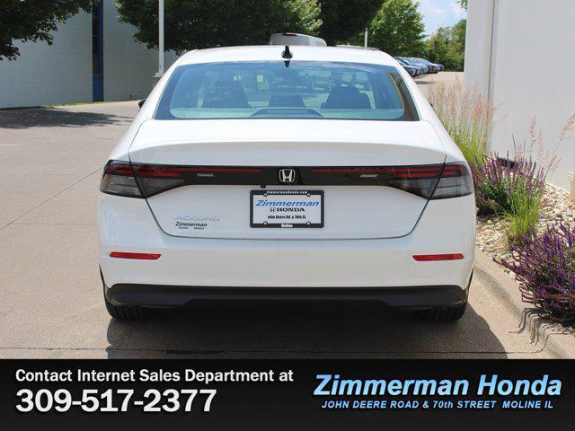 new 2025 Honda Accord car, priced at $32,165