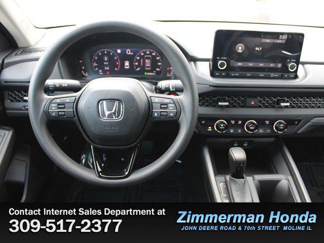 new 2025 Honda Accord car, priced at $31,710