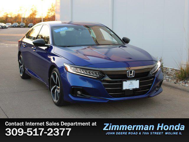 used 2022 Honda Accord Hybrid car, priced at $20,391