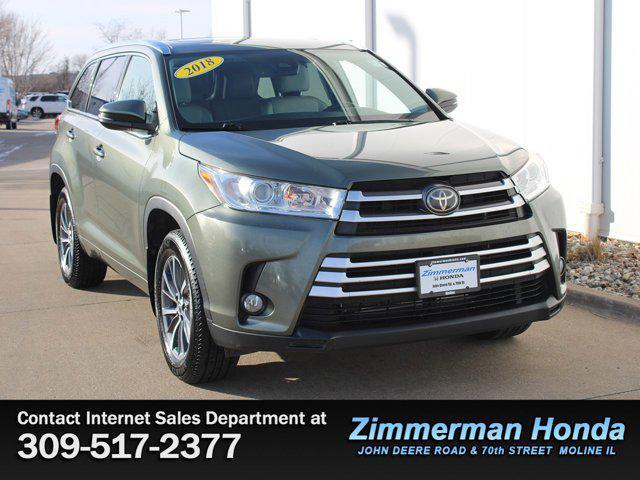 used 2018 Toyota Highlander car, priced at $24,491