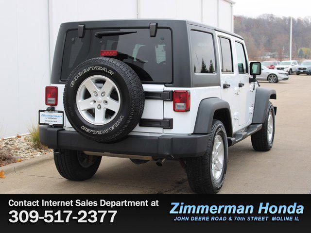 used 2016 Jeep Wrangler Unlimited car, priced at $21,291