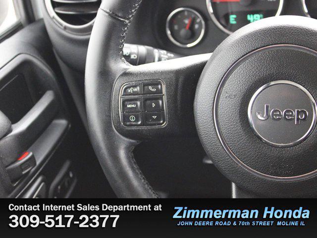 used 2016 Jeep Wrangler Unlimited car, priced at $21,291