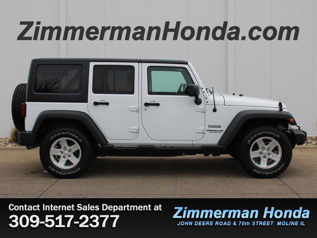 used 2016 Jeep Wrangler Unlimited car, priced at $21,291