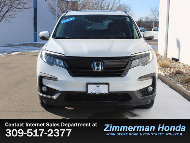 used 2021 Honda Pilot car, priced at $27,591