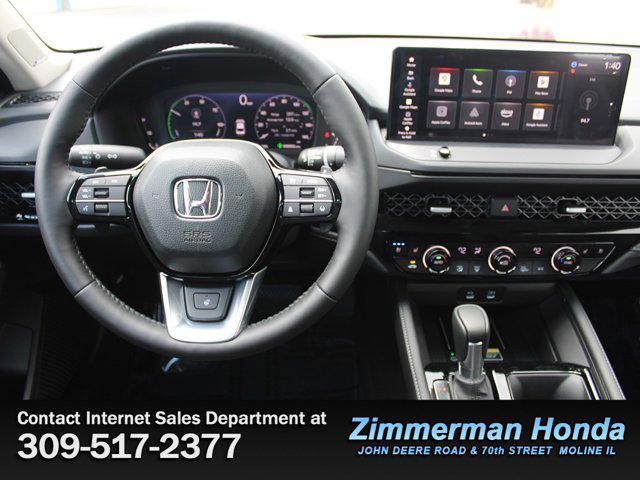 new 2025 Honda Accord Hybrid car, priced at $40,450