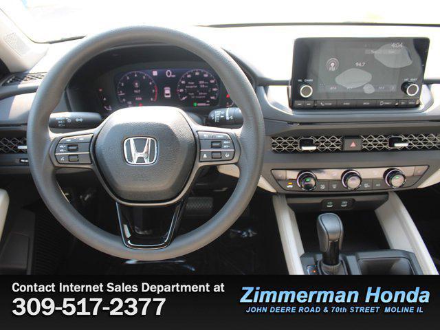 new 2025 Honda Accord car, priced at $31,710