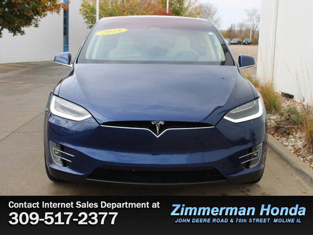 used 2018 Tesla Model X car, priced at $35,991