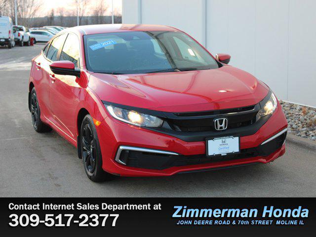 used 2021 Honda Civic car, priced at $19,992