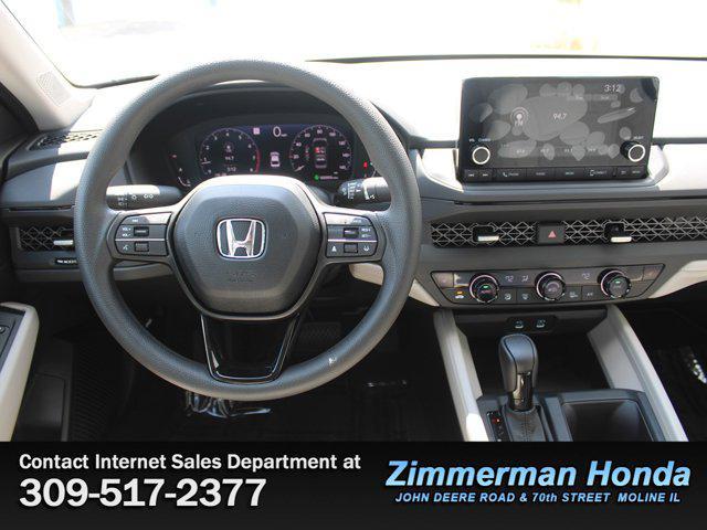new 2025 Honda Accord car, priced at $31,710