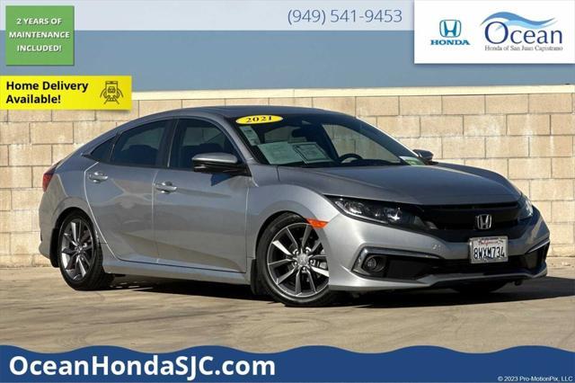 used 2021 Honda Civic car, priced at $20,989