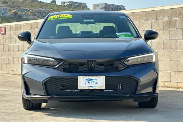 new 2025 Honda Civic car, priced at $27,345